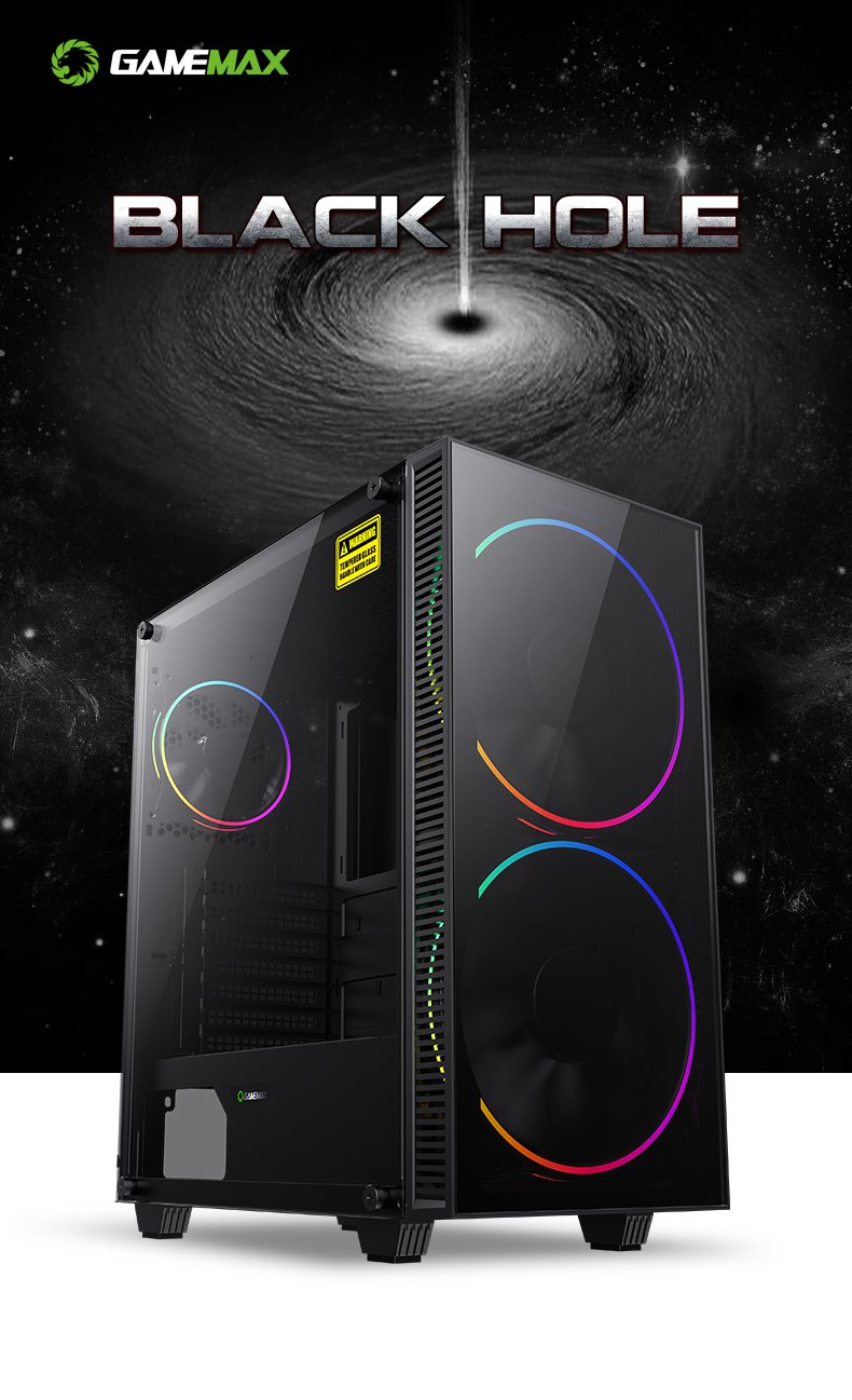 Gamemax Black Hole Gaming case